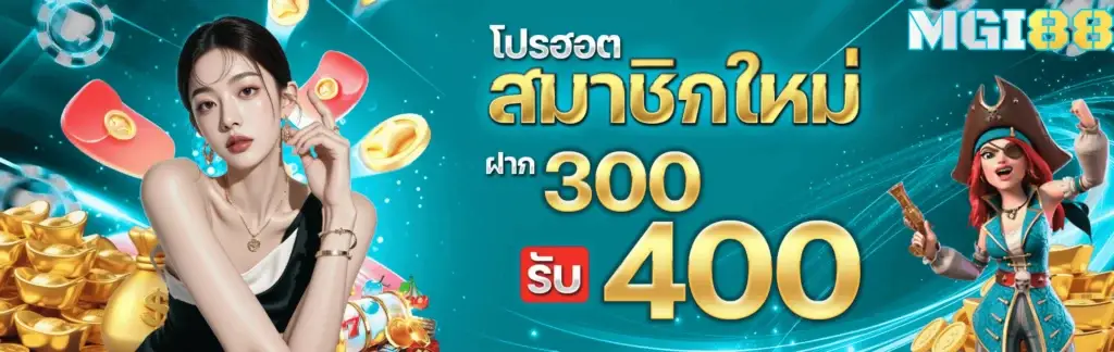 New members deposit 300, get 400